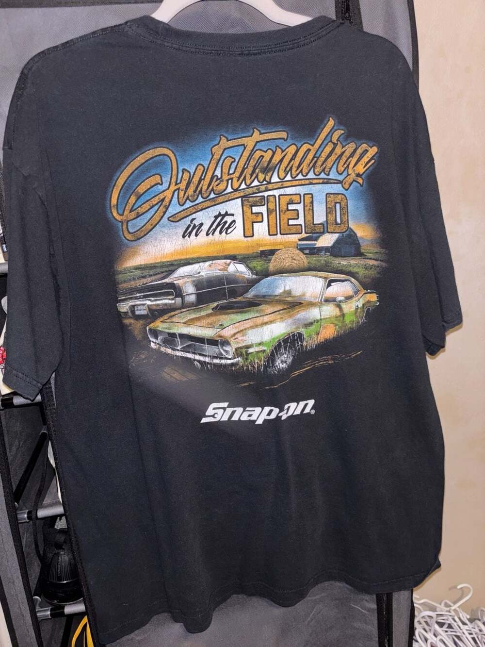Snap-on Tools Outstanding in the Field Muscle Car Graphic T-Shirt